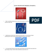 Mengenal Infus Dan Transfusi Set