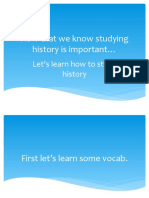 How To Study History