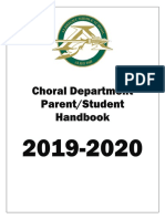 Albright Choir Handbook 2019-2020