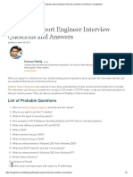 Desktop Support Engineer Interview Questions and Answers - ToughNickel