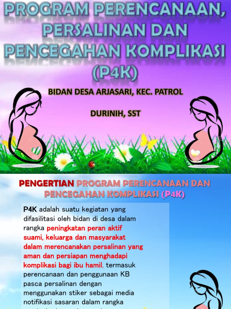 Materi p4k Bidan Durinih 2018 | PDF