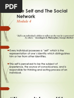 The Self and the Social Network