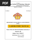 17eel37 Eml Lab Manual