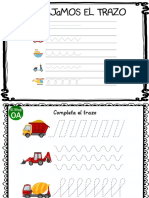 Fichas de Grafomotricidad Trebajamos El Trazo PDF