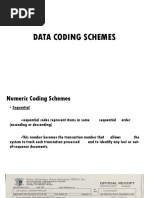 Data Coding Schemes