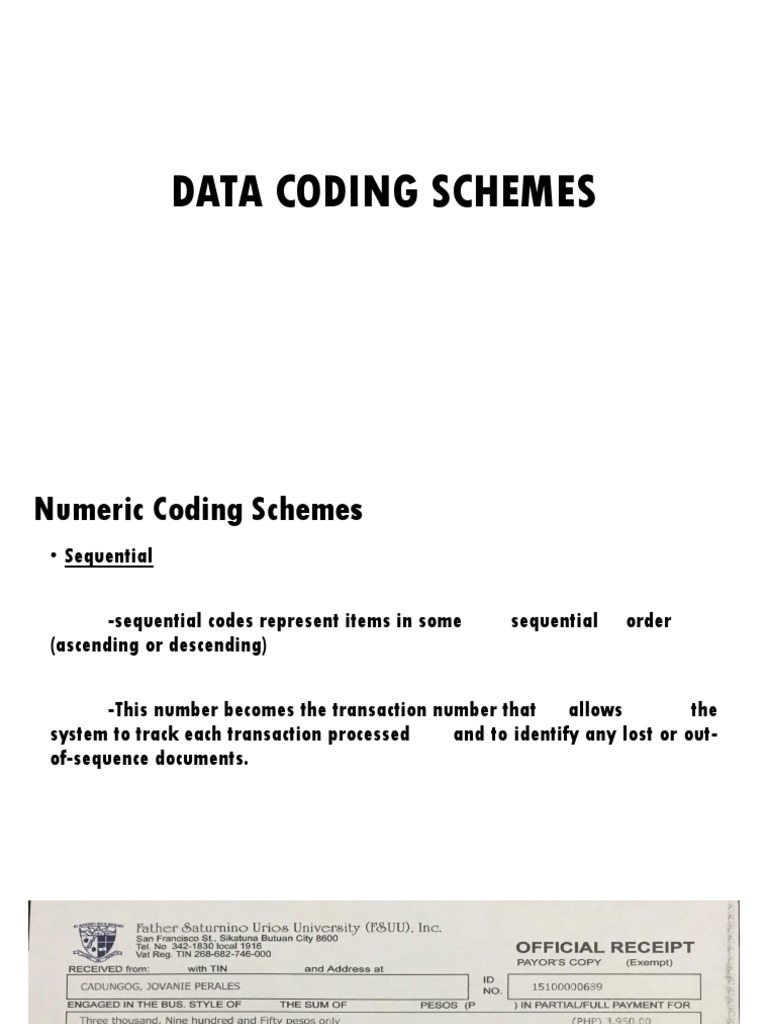 Data Coding Schemes | PDF | Computer Data | Information Technology ...