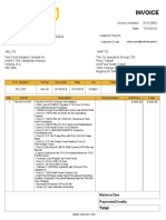 Invoice for Forensic Workstation