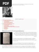 Historia de La Correspondecia