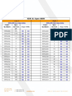 KDR UL Open 480V: Low Z High Z NEC File Type NEC File Type Number Motor Number Motor HP HP