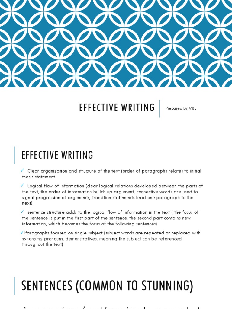 Mastering Effective Writing Techniques | PDF | Clause | Sentence ...