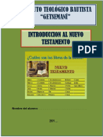 Introducción Al Nuevo Testamento (Lec 1-2)