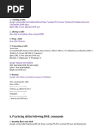 1.DDL Commands: 1. Creating A Table