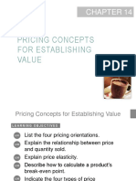 Pricing Concepts For Establishing Value