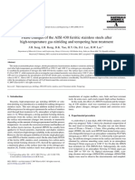 Phase Changes of the AISI 430 Ferritic Stainless Steels After - 2008