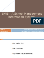 SMIS - A School Management Information System: Mihal Brumbulli