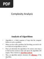 Analysis of Algorithm