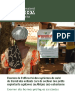 Examen de l’Efficacité Des Systèmes de Suivi Du Tavail Des Enfants en Afrique Sub-saharienne