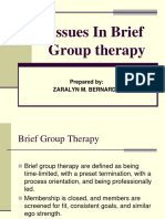 Issues in Group Therapy