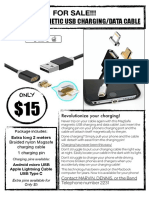 For Sale!!!: Magsafe Magnetic Usb Charging/Data Cable