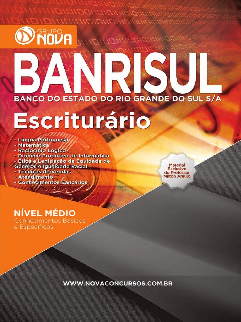 Apostila Banrisul | PDF | Estresse (Linguística) | Mercado