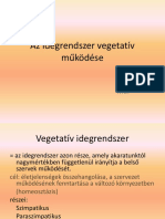 Az Idegrendszer Vegetativ Mukodese