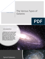 The Various Types of Galaxies: by Alec Rodriguez
