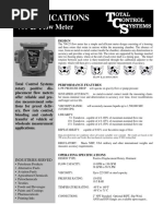 700 25 Spec Sheet