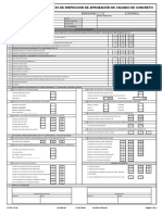 GT-PR-VC-01 Ver 00 Formato de Inspección de Vaciado de Concreto