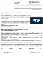 Consentimiento Implantes Dentales Medica PDF