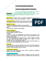 O discipulado diligente, frutífero e consciente dos desafios