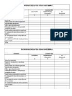 Pauta para Evaluar Edad Moderna. Ficha