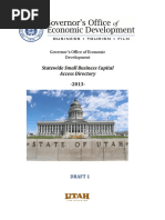 Utah Small Business Capital Directory