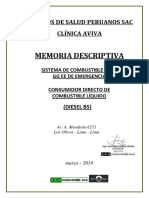 Memoria Descriptiva - CD Clínica AVIVA