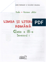 Romana - Clasa a 4-A - Sem.1 CD - Alina Radu, Roxana Jeler