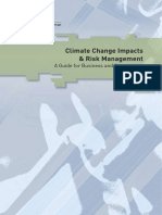 Climate Change Impacts & Risk Management: A Guide For Business and Government