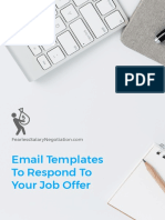 Email Templates To Respond To Your Job Offer