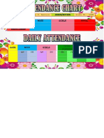 Attendance Chart Daily Attendance