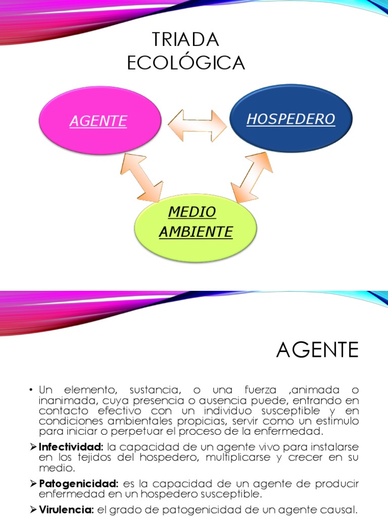 Triada Ecológica y Niveles de Prevencion Epidemiología