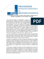 La Interpretación Del Pasado Como Eje de La Disputa de La Politica Exterior Actual. de Puig A Escudé - Alejandro Simonoff