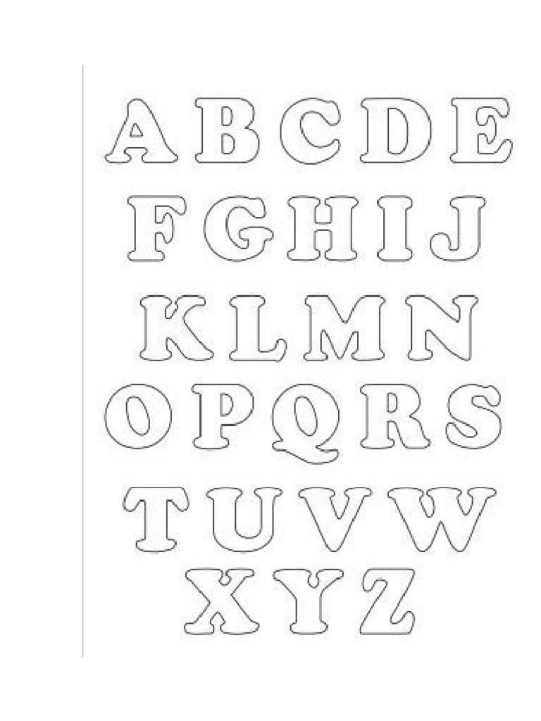 Tipos de Letra Imprenta | PDF, image size:768x1024