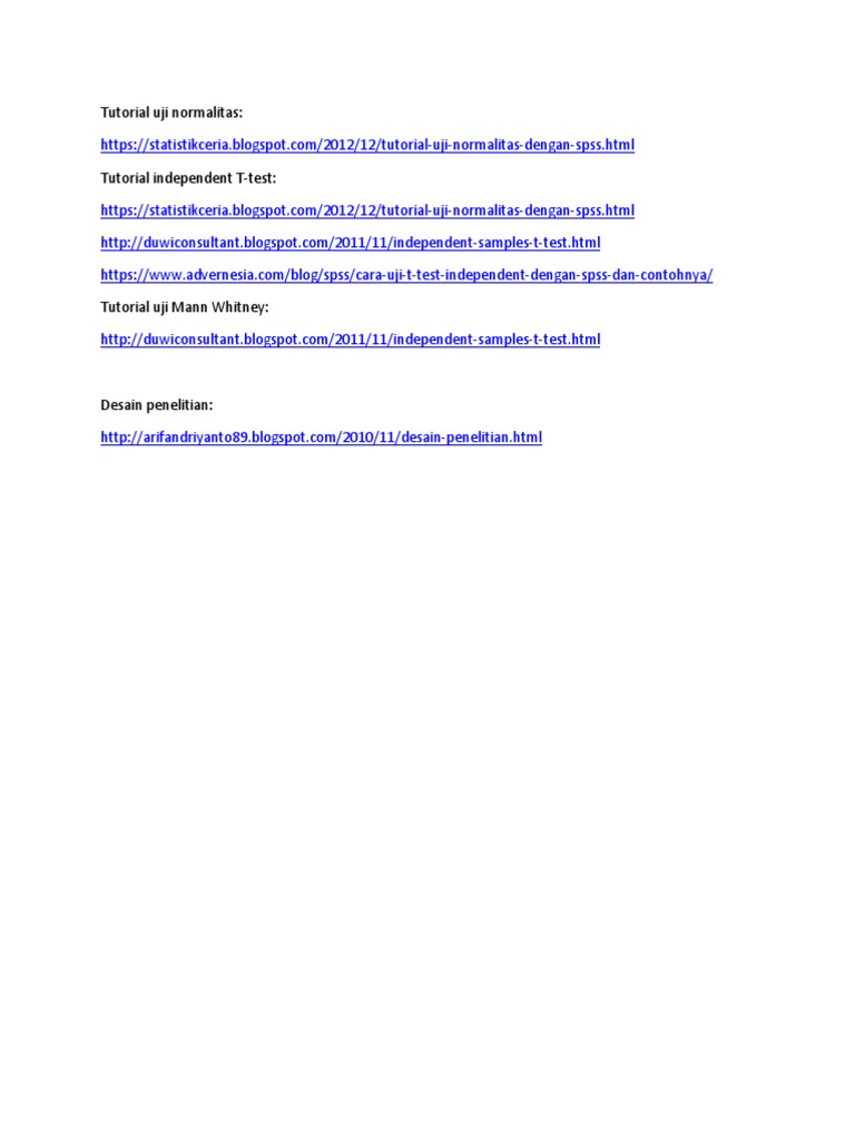 Tutorial SPSS | PDF