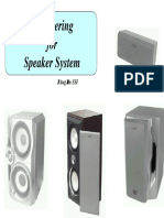 Engineering For Speaker System: 31 / Aug. 2001 in SSI