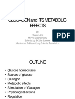 Glucagon and Its Metabolic Effects