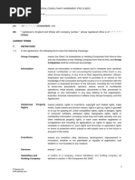 Consultancy Agreement (Individual)