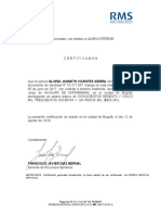 Certificacion Laboral