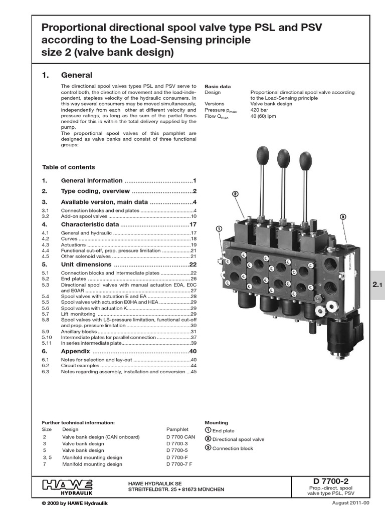 Proportional Valve | PDF | Valve | Pump