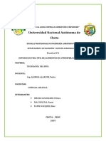 Informe de Vida Util de Los Alimentos en Adformera Controlada