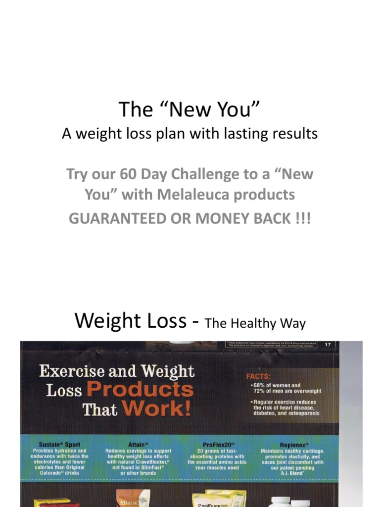 Weight Loss With Melaleuca PDF Food Energy Dietary Fiber
