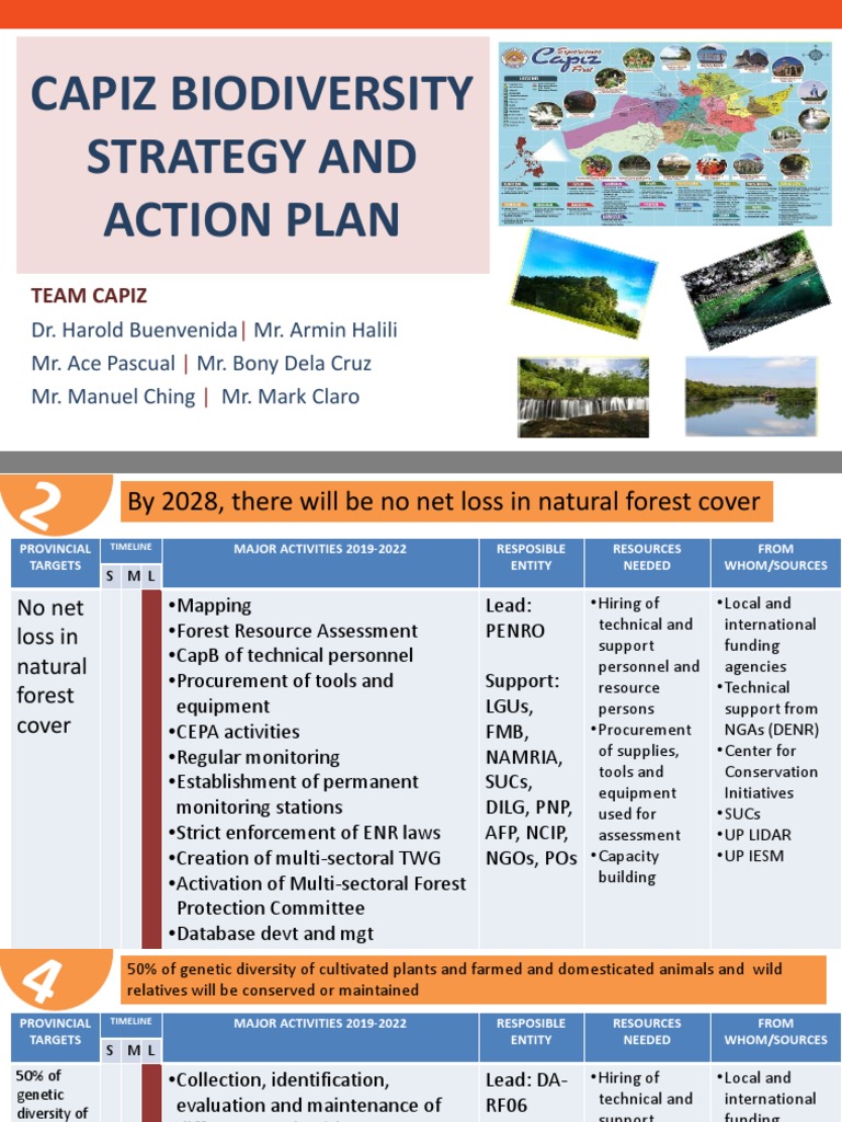 Capiz Biodiversity Action Plan 2019-2022 | PDF | Biodiversity ...