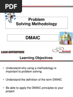 Problem Solving Methodology: Dmaic